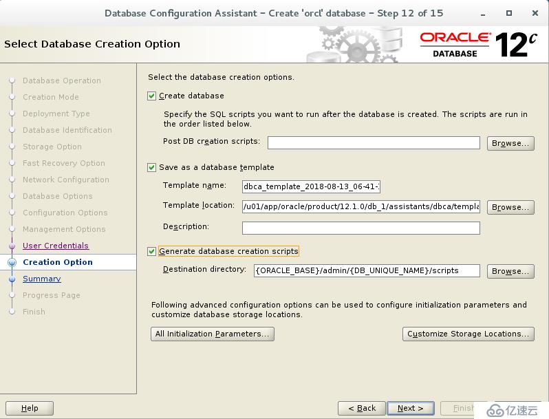 rhel7.2安装oracle 12C