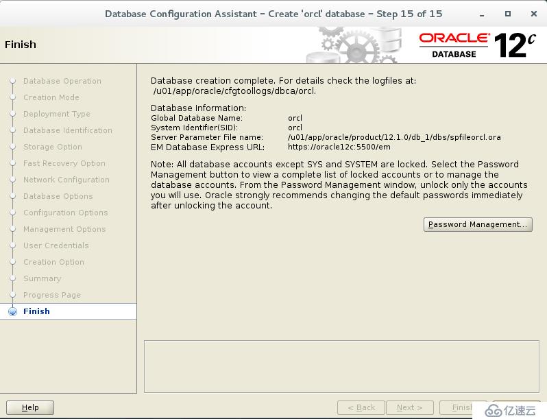 rhel7.2安裝oracle 12C