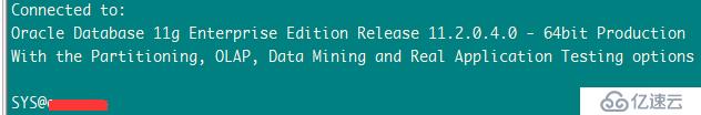 Linux中登錄sqlplus時(shí),顯示user@SID