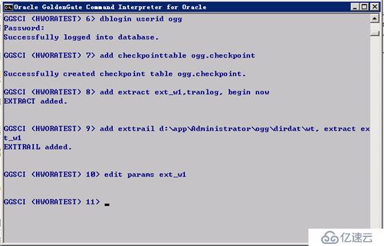 Oracle 11G GoldenGate实现Windows与Windows之间的单向同步