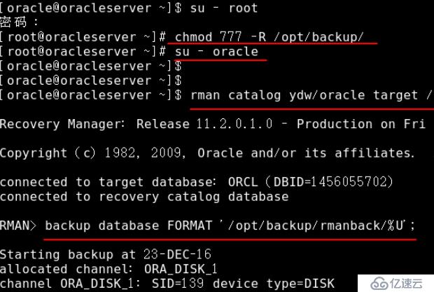 Oracle数据库的备份与恢复