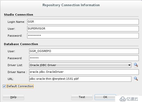 Oracle GoldenGate studio 12.3.1.3的登录