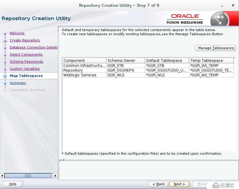 Oracle GoldenGate Studio 12.2.1.3安装-- RCU配置