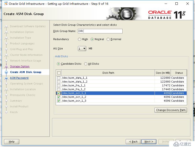 rhel7.4安装oracle 11G 11.2.0.4.0 RAC