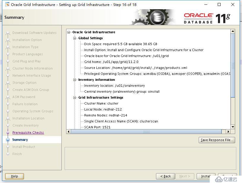 rhel7.4安装oracle 11G 11.2.0.4.0 RAC