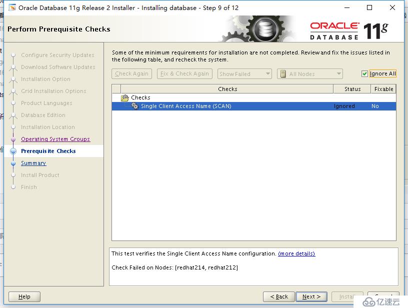 rhel7.4安装oracle 11G 11.2.0.4.0 RAC