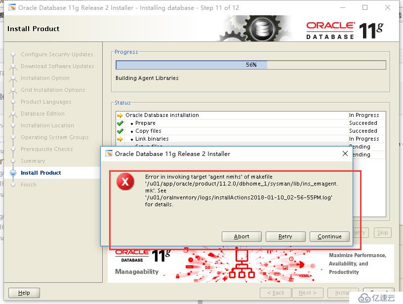 rhel7.4安装oracle 11G 11.2.0.4.0 RAC