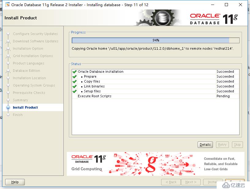 rhel7.4安装oracle 11G 11.2.0.4.0 RAC