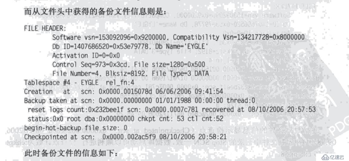 控制文件与数据库初始化