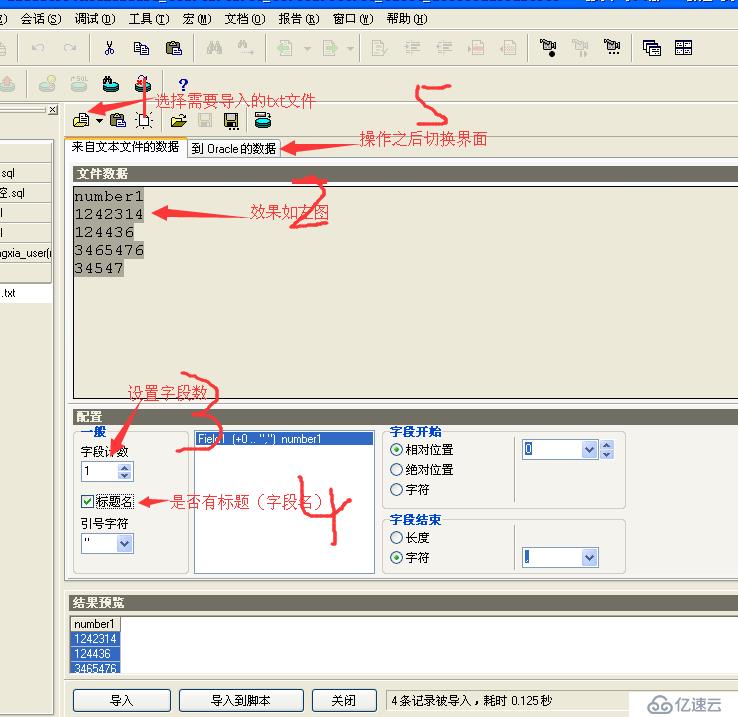 pl/sql txt格式的文件导入Oracle