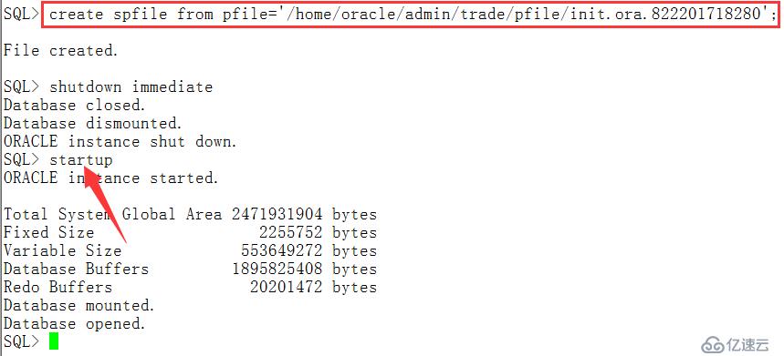 关于ORACLE实例启动报错的问题