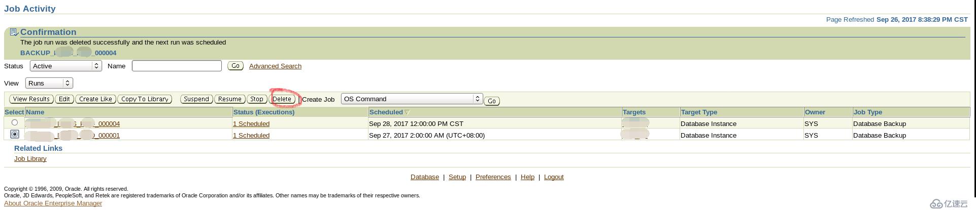 Oracle每天凌晨2点的自动备份策略的导致的一系列问题