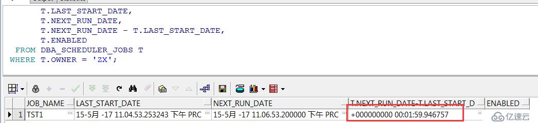 Oracle Scheduler中的repeat_interval怎么用