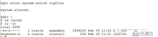 Oracle 11g RAC将归档从ASM修改到本地