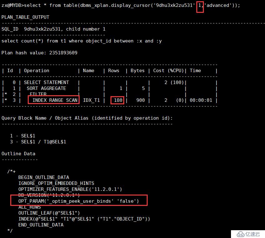 Oracle绑定变量窥探