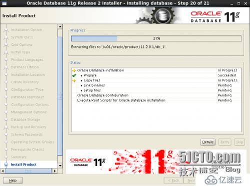 Centos 6.5安装oracle 11g