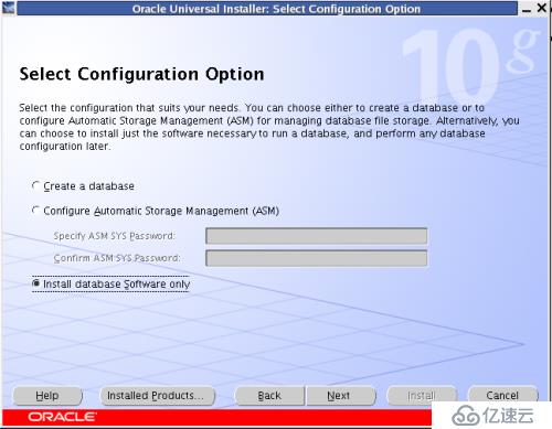 oracle linux 4.8安装oracle 10g rac环境之database安装