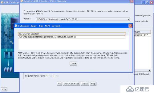 OEL6.5_X86平台部署oracle11gR2RAC配置ACFS