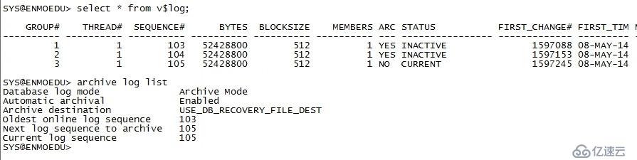 Oracle重做日志组状态及切换解析