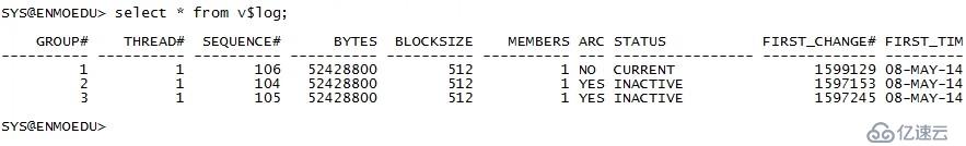 Oracle重做日志组状态及切换解析