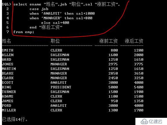 Oracle系列：（11）通用函数和条件判断函数