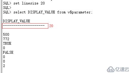 Oracle设置SQLPlus结果显示的宽度，ORACLE sqlplus提示符设置