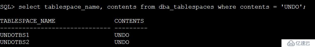 Oracle UNDO表空间的管理