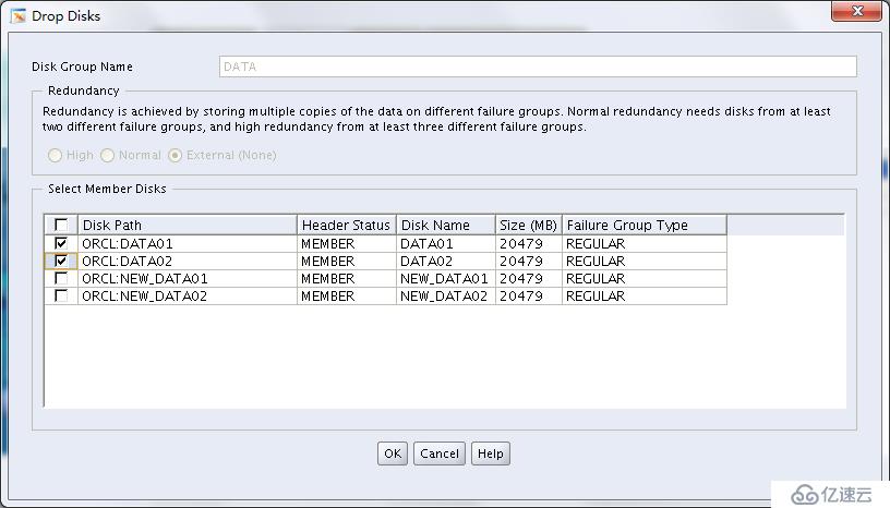 RAC在线替换OCR、DATA、FRA等ASM磁盘