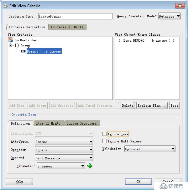 ORACLE ADF11g: VO RowFinder