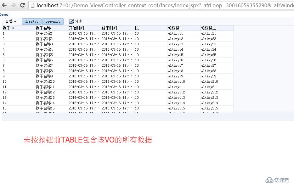 ORACLE ADF11g：VO代码改变ViewCriteria