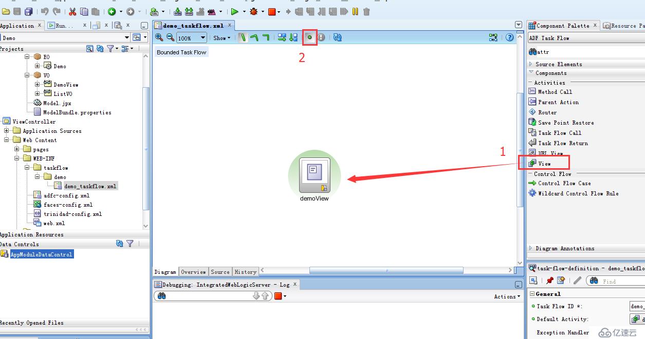 ORACLE ADF11g : Taskflow入門