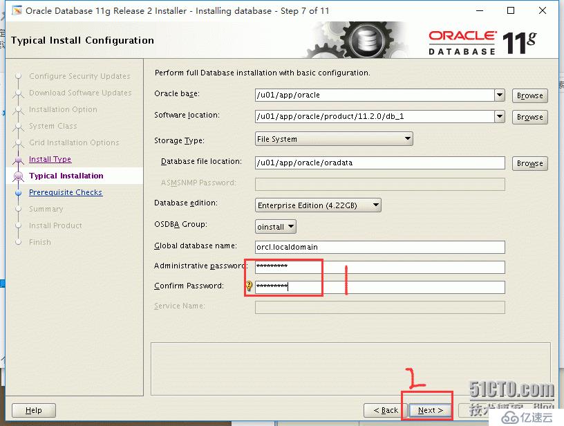 oracle11G 安裝