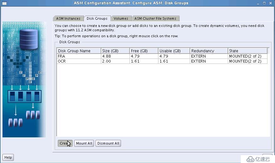 Installation Oracle11gR2 RAC---创建ASM磁盘组