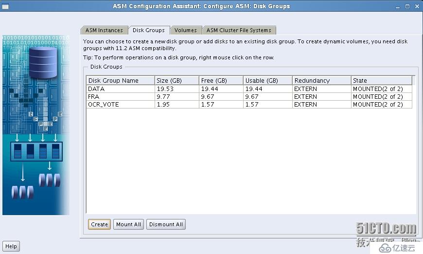 Installation Oracle11gR2 RAC One Node ----创建ASM磁盘组