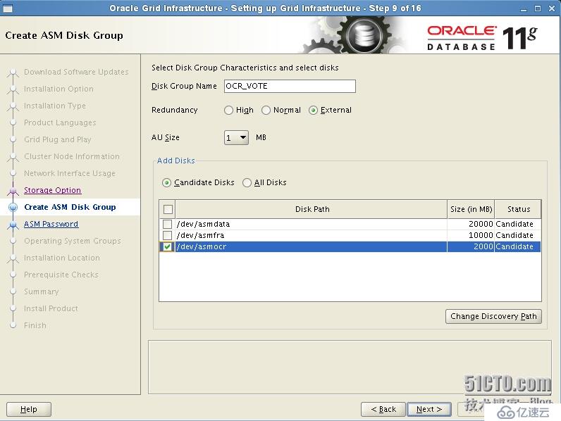 Installation Oracle11gR2 RAC One Node -----安裝配置grid