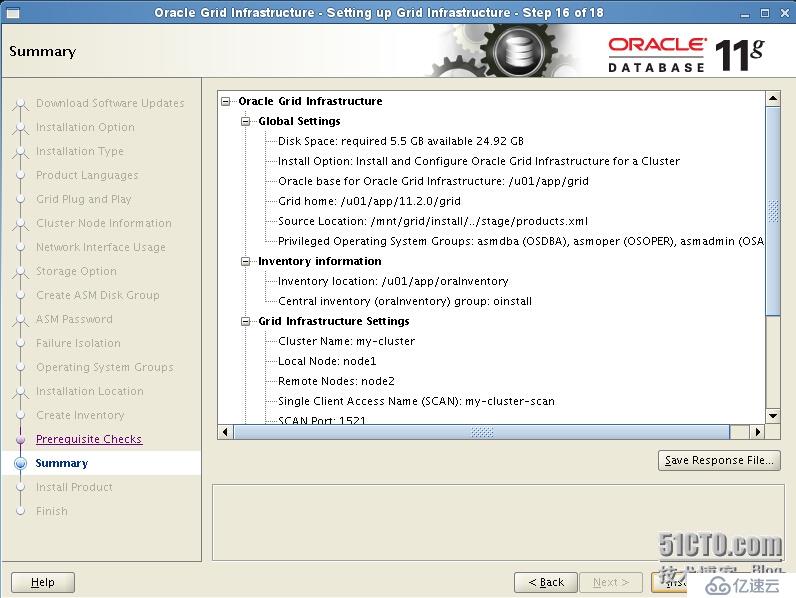 Installation Oracle11gR2 RAC One Node -----安裝配置grid