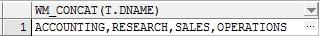 Oracle函数之单列合并函数WM_CONCAT问题记录