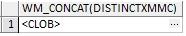 Oracle函数之单列合并函数WM_CONCAT问题记录