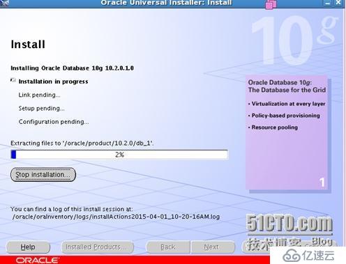 RHEL5.4下安装oracle10g release2
