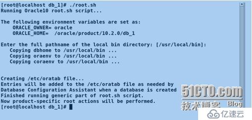 RHEL5.4下安装oracle10g release2