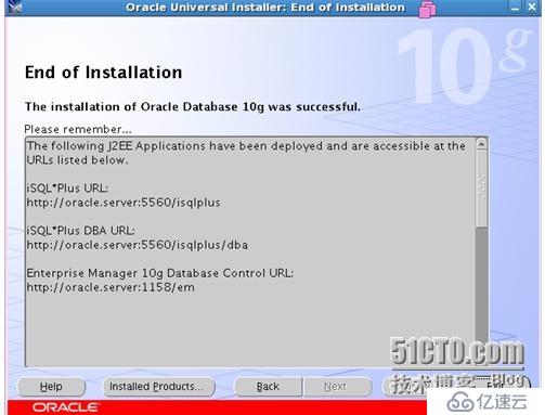 RHEL5.4下安装oracle10g release2