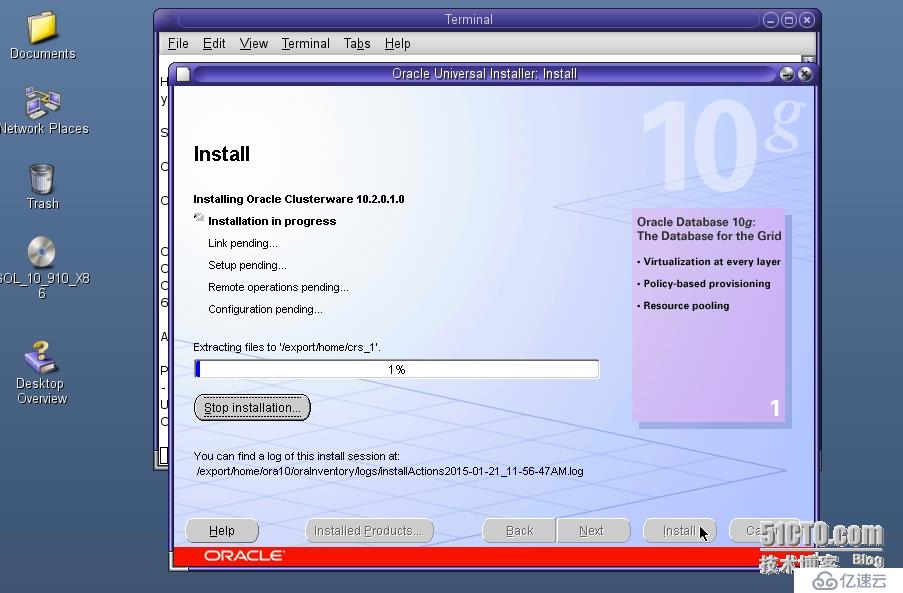 Solaris 10(x86)构建Oracle 10g RAC之--安装CRS