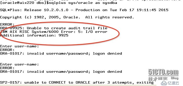 Oracle Study之案例--Oracle Sqlplus错误