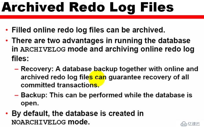 15_Oracle_Admin_联机重做日志文件的配置和归档