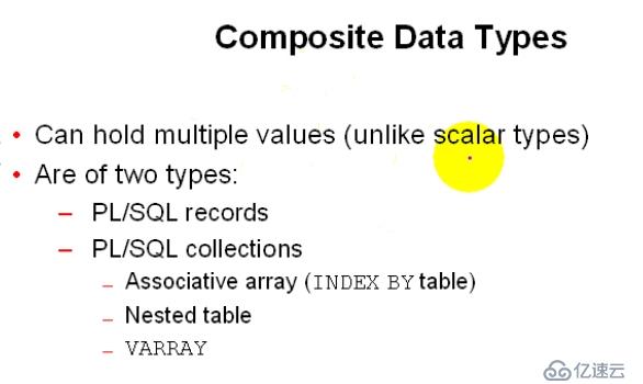 10.PL_SQL——PL_SQL中的复合数据类型之RECORDS