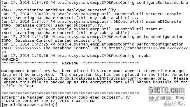 Oracle故障排除：emctl start dbconsole遇到错误：OC4J Configuration issue