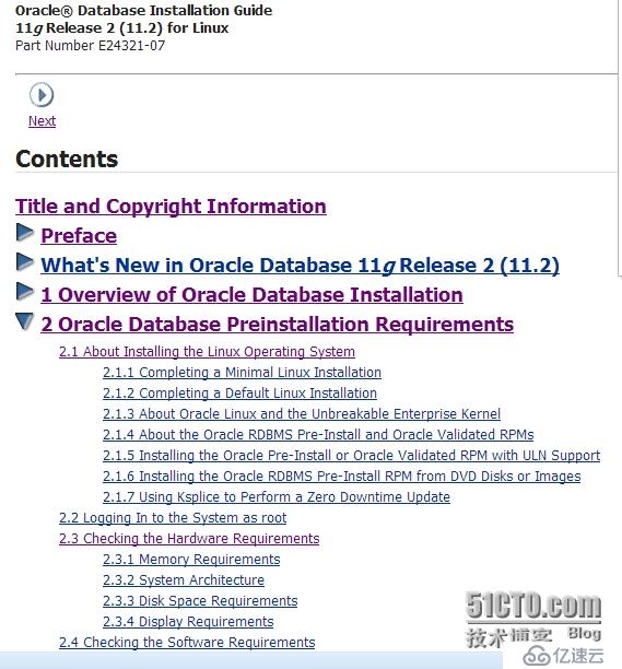 Oracle官方文档（11G r  2）【安装需要参考的文档】