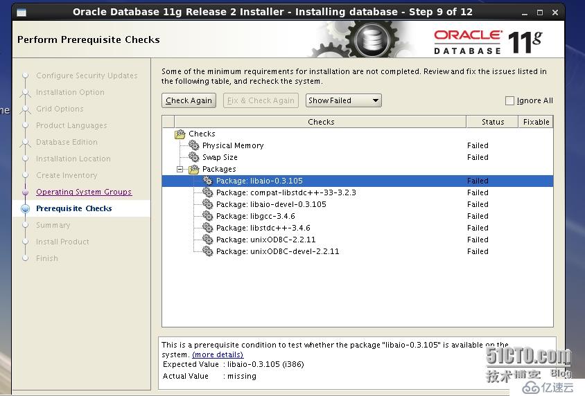 red hat 6.2 64位安装oracle11g