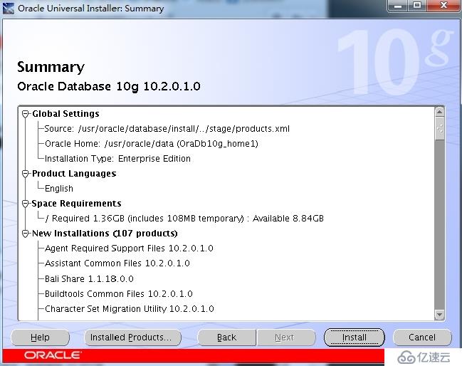 CentOS 6.4(x86)下安装Oracle 10g R2 