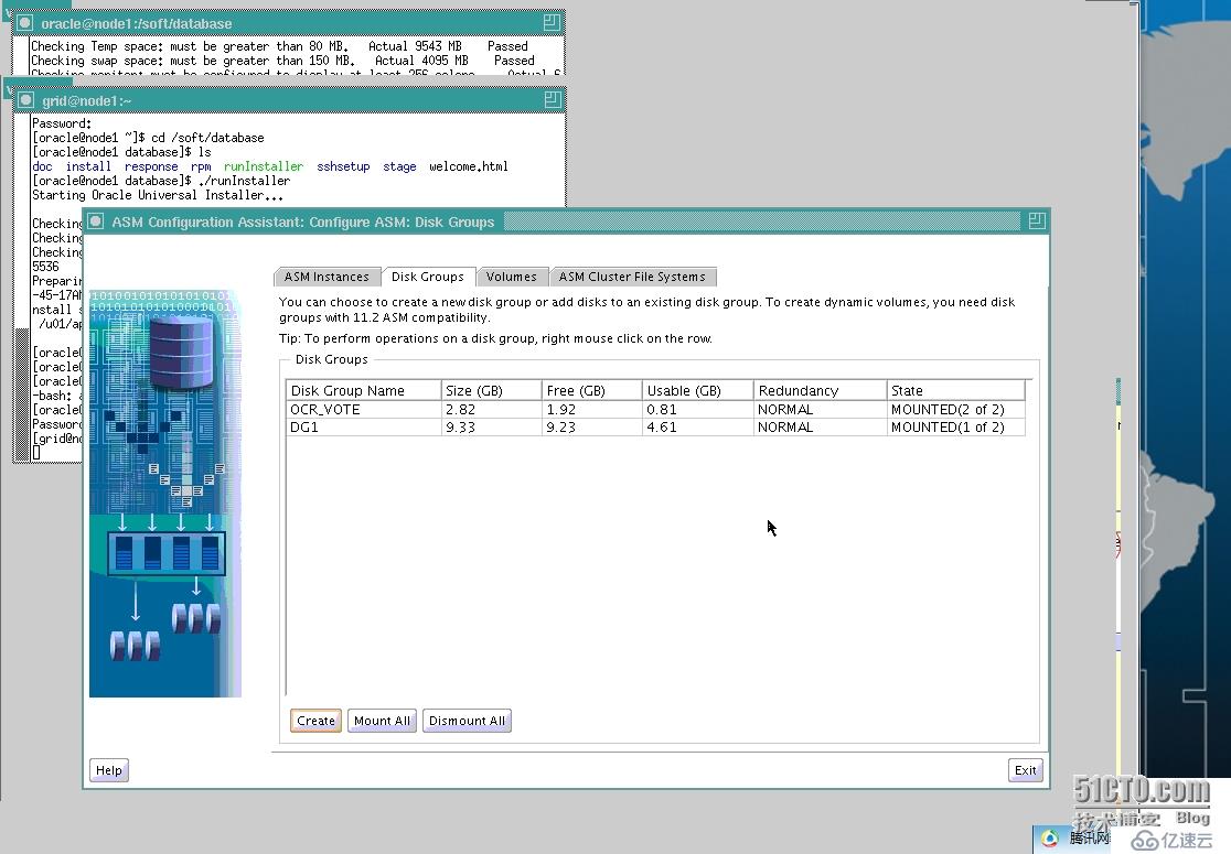 Oracle 11gR2构建RAC之（5）--安装Oracle并建库